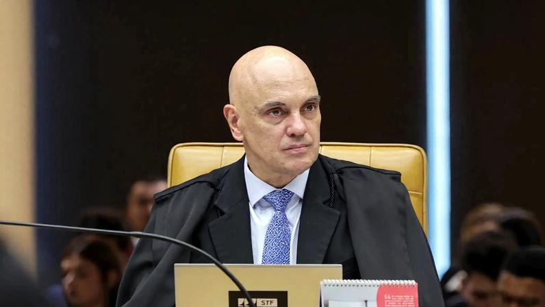 O ministro do STF Alexandre de Moraes é alvo de processo nos EUA por ordens de censura (Foto: Rosinei Coutinho/STF)