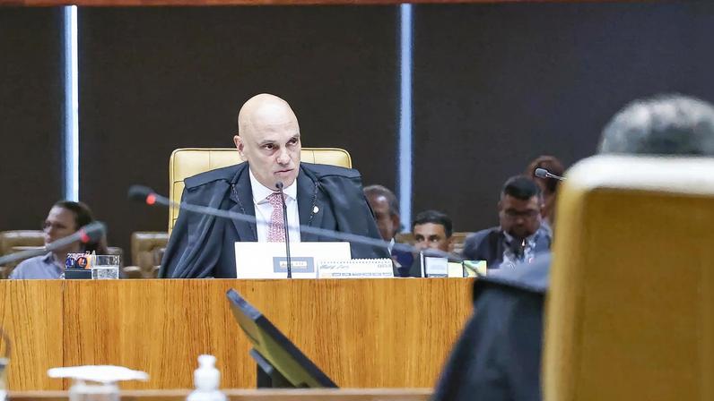 Moraes afirmou ainda que a imprensa age de “má-fé” ao “demonizar” palestras de ministros. (Foto: Antonio Augusto/STF)