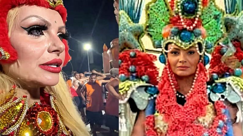 Suéllem Cury, a Mulher Pera, mostra fantasia polêmica — Foto: Reprodução / Instagram