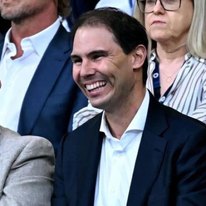 Nadal na torcida chama atenção de Djokovic e Alcaraz