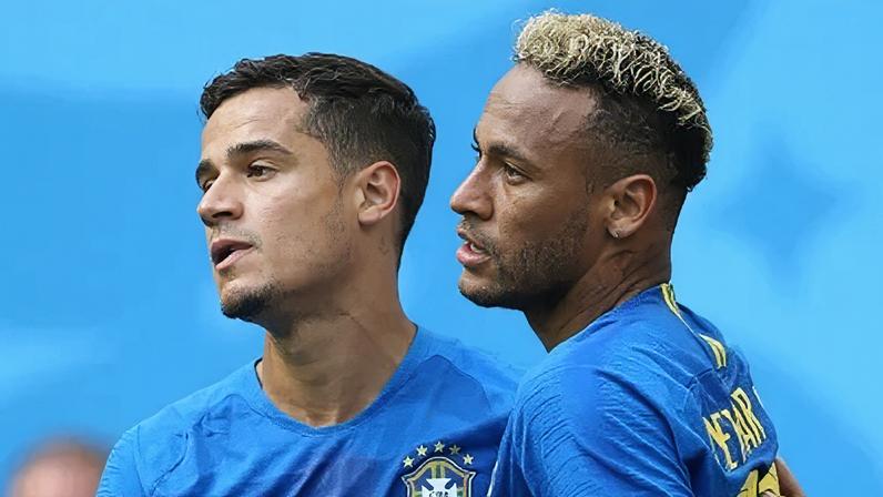 Neymar e Coutinho juntos na Seleção Brasileira