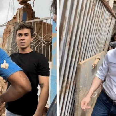 Ubá moradores criticam visita de Zema e Nikolas por TikTok durante evento