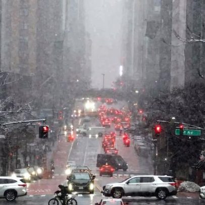 Prefeito de Nova York decreta toque de recolher diante da tempestade