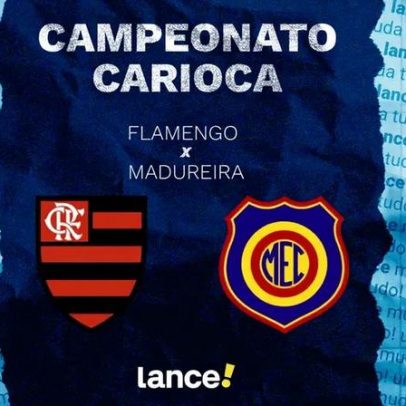 Flamengo x Madureira: onde assistir e prováveis escalações