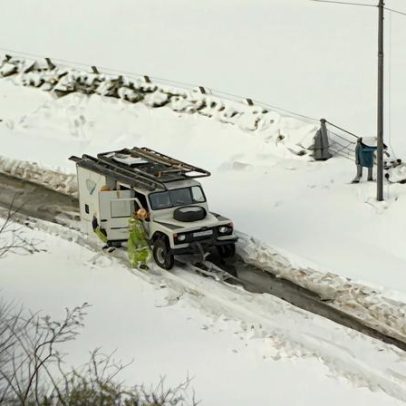 Quando a Grande Neve atingiu o sul da Escócia em 1996