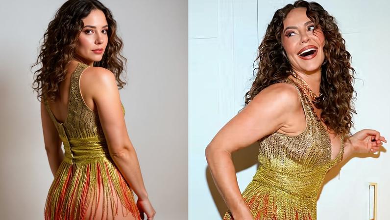 Paolla Oliveira mostra look de carnaval — Foto: Reprodução/Instagram