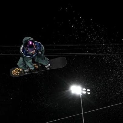 Brasileiros arriscam, não avançam à final do snowboard nas Olimpíadas