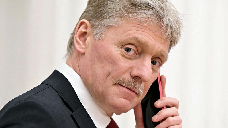 Porta-voz do Kremlin, Dmitry Peskov, durante entrevista coletiva em Moscou 18/02/2022 Sputnik/Sergey Guneev/Kremlin via REUTERS