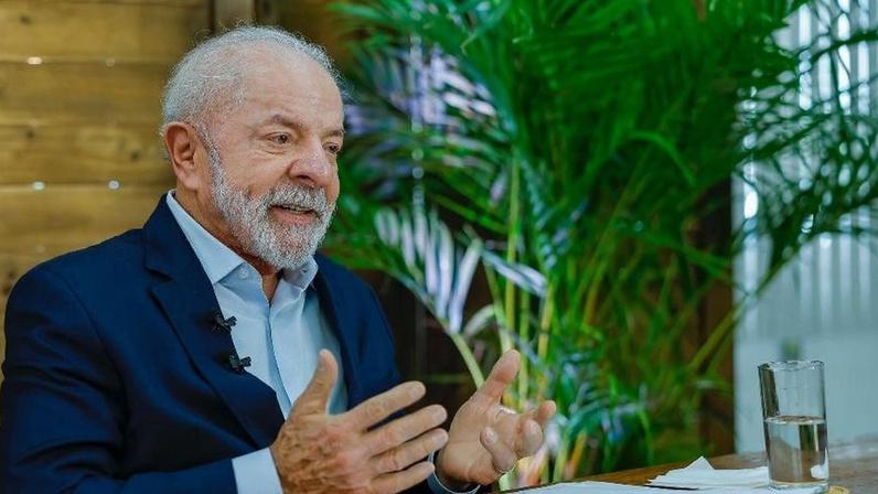 Presidente Lula em entrevista