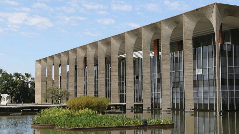 Palácio do Itamaraty na Esplanada dos Ministérios