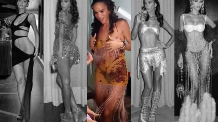 Internauta culpa Shawn por look de Marquezine no Carnaval de Salvador e compara com outros Carnavais — Foto: Reprodução/Instagram
