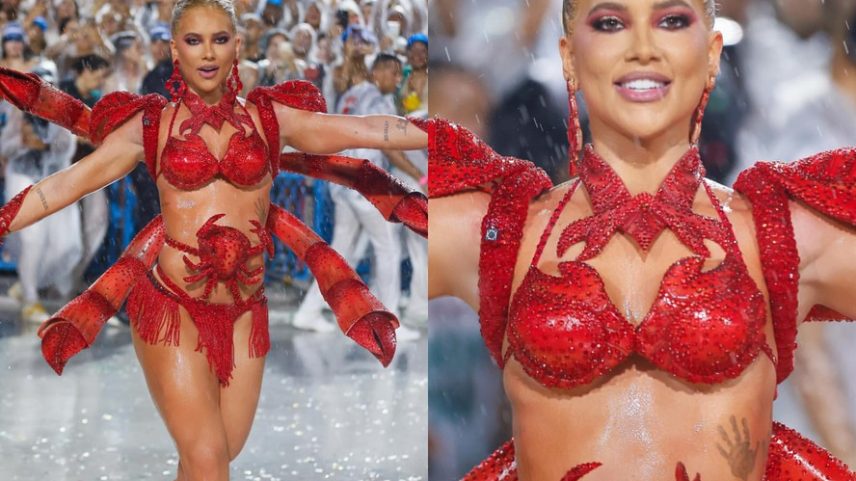 Virginia comenta rumores de gravidez e explica 'barriga estufada' em ensaio: 'Estava parecendo um canguru' — Foto: Reprodução/Instagram