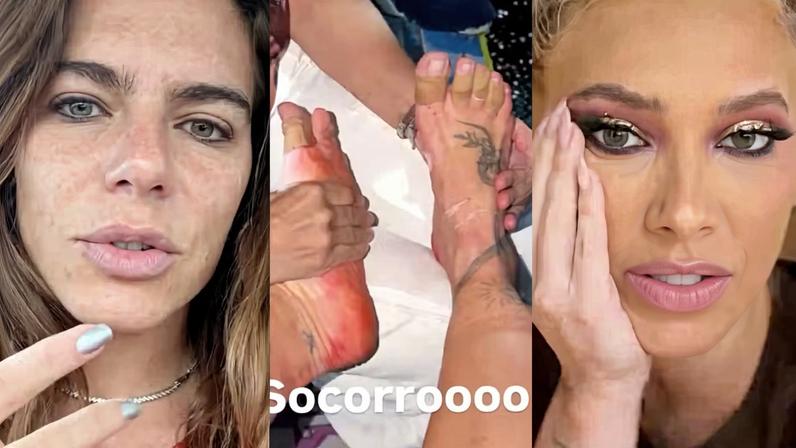 'Bagaço da cana': Virginia, Goldfarb e mais mostram o lado nada glamouroso do pós-ensaio técnico de Carnaval — Foto: Reprodução/Instagram
