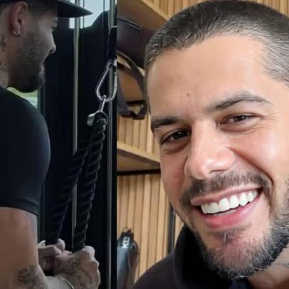 Zé Felipe divulga vídeo de treino que mobiliza fãs