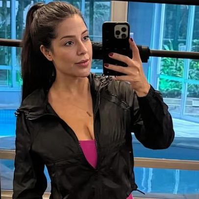 Laís Caldas, grávida, responde a críticas ao corpo em mensagens diretas