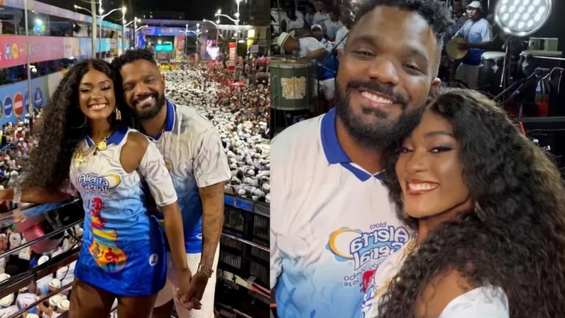 Erika Januza se declara a Arlindinho no Carnaval e exalta legado do cantor: 'Tem honrado muito'