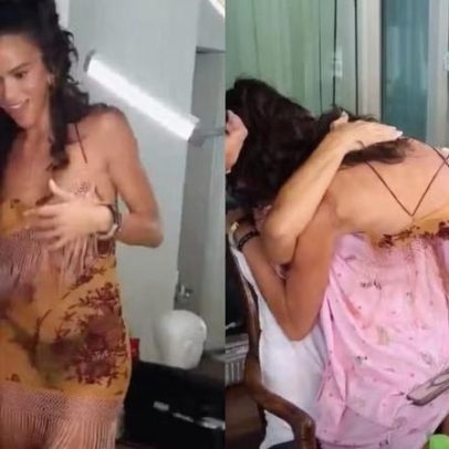 Bruna Marquezine usa vestido transparente no Carnaval de Salvador