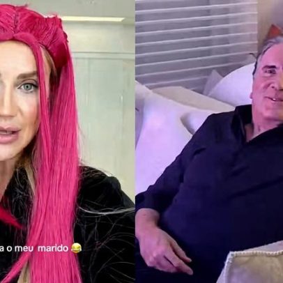 Ana Paula aparece com peruca rosa, assusta Justus e revela vício do marido