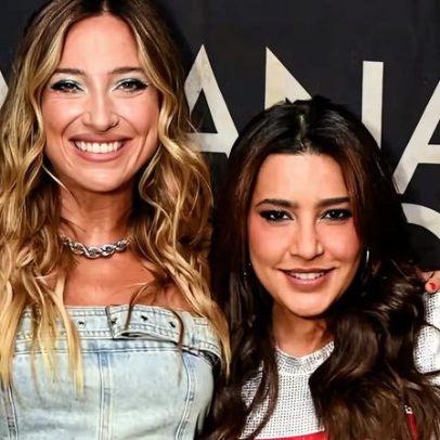 Lauana Prado faz chá revelação em bloco de Carnaval e revela sexo do bebê