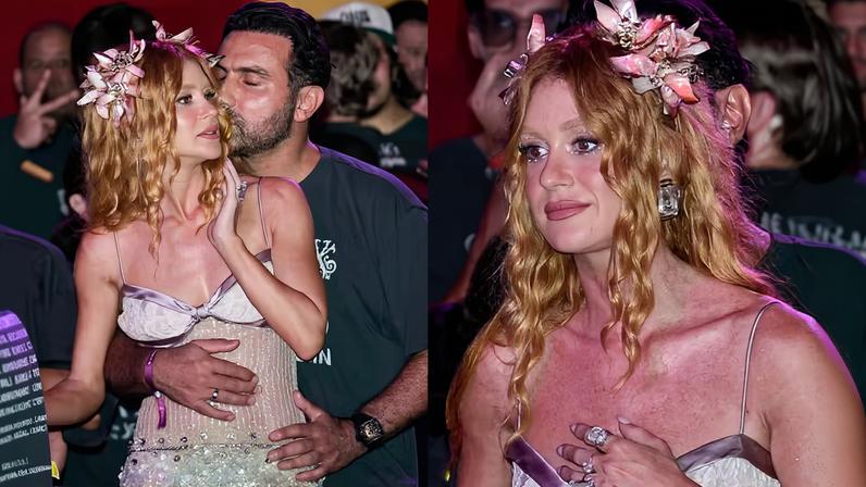Marina Ruy Barbosa e o noivo — Foto: Eduardo Martins/Brazil News