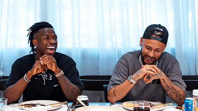 Vini Jr e Neymar — Foto: Reprodução/ Instagram