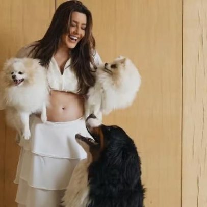 Grávida, Lauana Prado mostra barriguinha e celebra amor