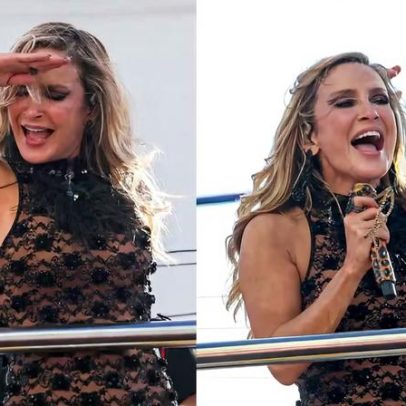 Claudia Leitte encerra temporada de Carnaval no Bloco Largadinho, em Salvador