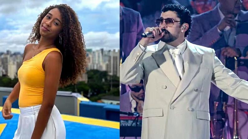 Lili de Siqueira abriu o show de Bad Bunny em São Paulo — Foto: Reprodução/ Instagram/ Tomzé Fonseca/ Agnews