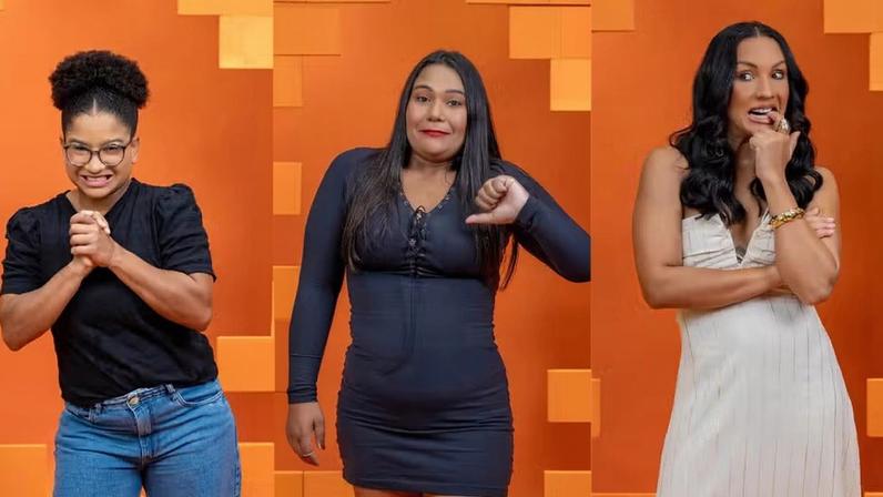 Milena, Chaiany e Maxiane — Foto: Globo/ Manoella Mello