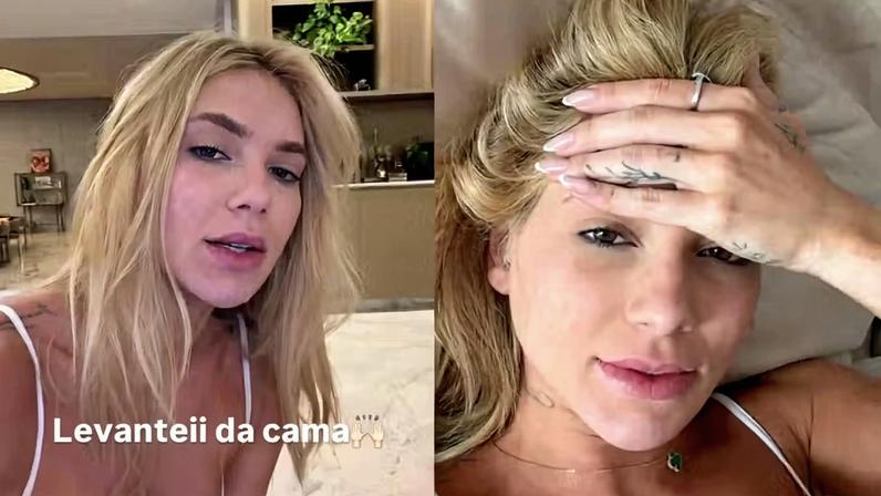Virginia passa 12 horas na cama — Foto: Reprodução/ Instagram