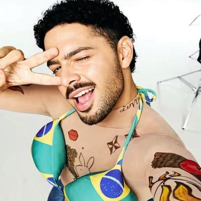 Pedro Sampaio aposta em look inspirado em Inês Brasil no Carnaval de Minas