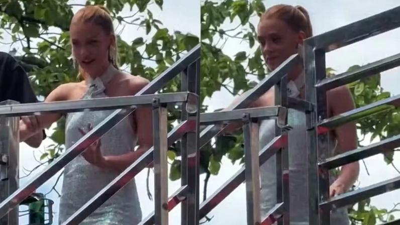 Após vídeo em trio elétrico, Marina Ruy Barbosa nega estar bêbada: ‘Pior que nem foi’ — Foto: Reprodução/Instagram/@everlanycovicky