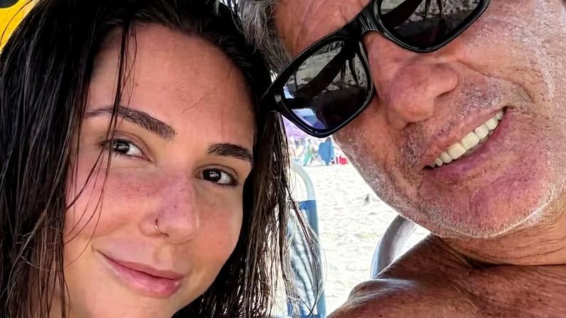 Carolina Portaluppi e o pai, Renato Gaúcho — Foto: Reprodução/Instagram