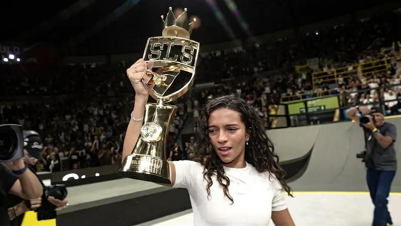 Rayssa Leal em ação no SLS Super Crown (Foto: Pablo Vaz/SLS)