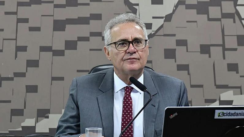 O senador Renan Calheiros (MDB-AL). (Foto: Geraldo Magela/Agência Senado.)