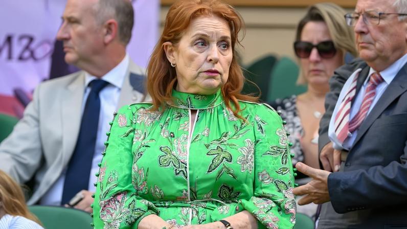 Sarah Ferguson (photographed in June 2025) believes “everyone is out to get her” after ex-Prince Andrew’s arrest.