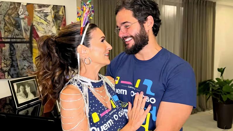 Fátima Bernardes e Túlio Gadelha — Foto: Reprodução/Instagram