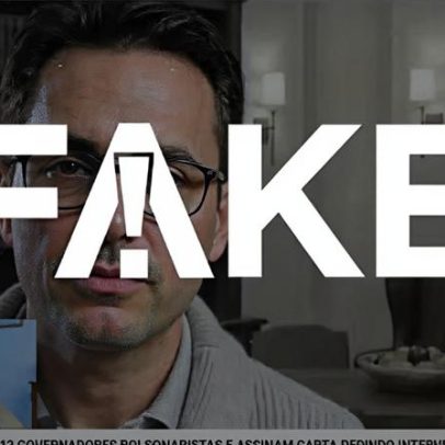 É fake que Tarcísio e governadores pediram intervenção federal no STF