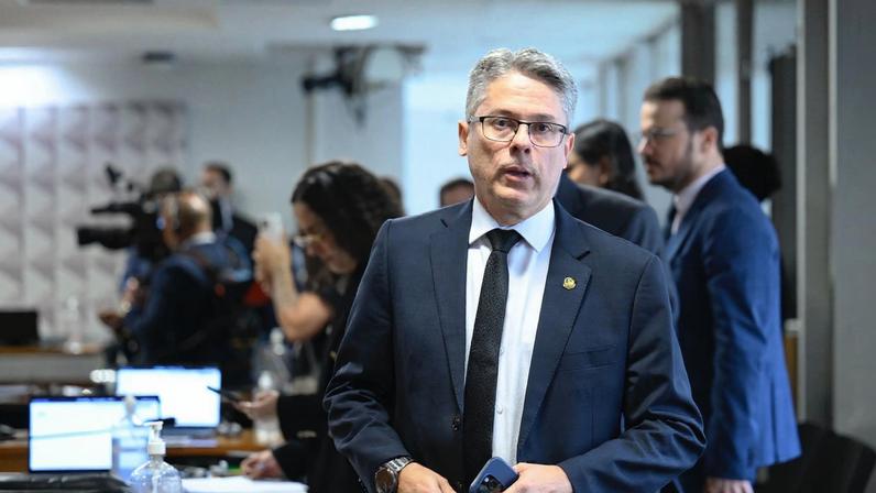 Senador Alessandro Vieira (MDB-SE), relator da CPI. — Foto: Ascom