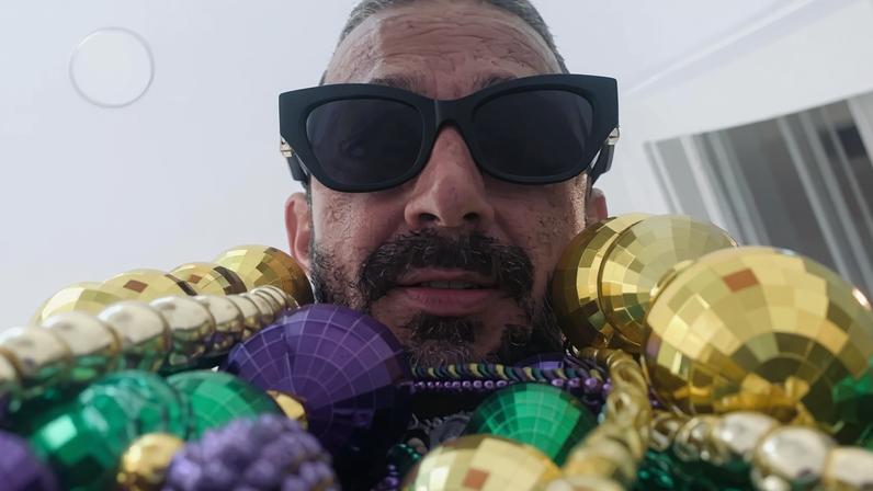 Shia LaBeouf (pictured here in a recent social media video) was accused of shouting gay slurs at two men during the Mardi Gras bar brawl that ended in his arrest this week.