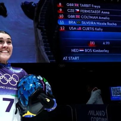 Nicole Silveira quebra recorde no skeleton e entra entre as melhores do mundo