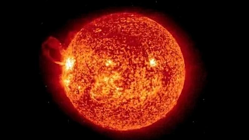 Material lançado pelo Sol após erupção atingirá a Terra