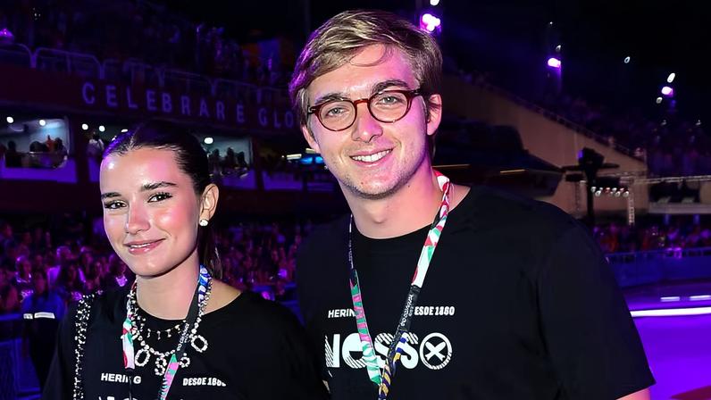 Joaquim Huck e Manoella Esteves — Foto: Eduardo Martins / Brazil News