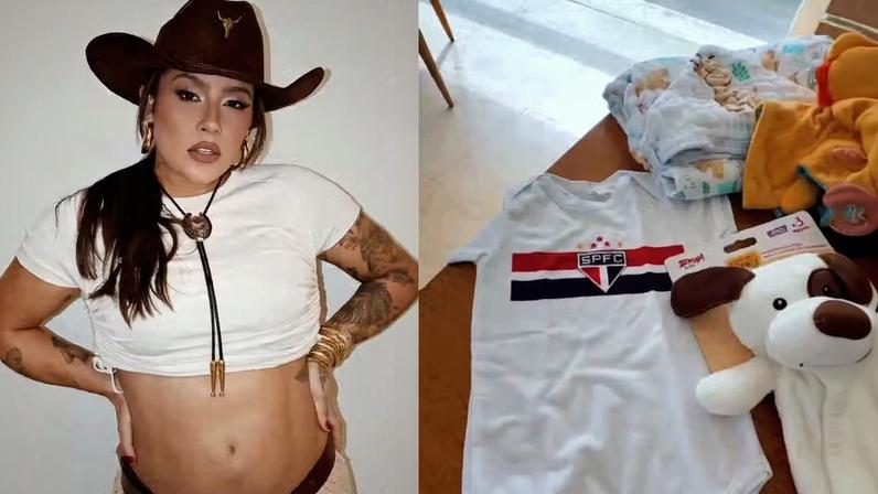 Grávida, Lauana Prado se emociona com presente de fãs para o bebê: 'Preciso desse carinho' — Foto: Reprodução/Instagram