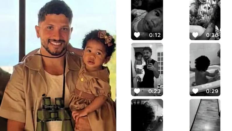 Yuri Lima expressa dor pela distância da filha Nala após divórcio de IZA