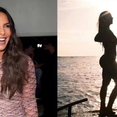 Ivete Sangalo, solteira, exibe silhueta na praia em nova foto de verão