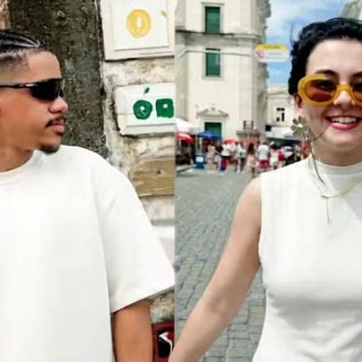 Klara Castanho e Cauê Campos são vistos juntos durante Carnaval no Pelourinho