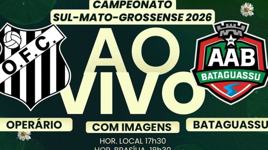 Operário e Bataguassu se enfrentam pelo Campeonato Sul-Mato-Grossense