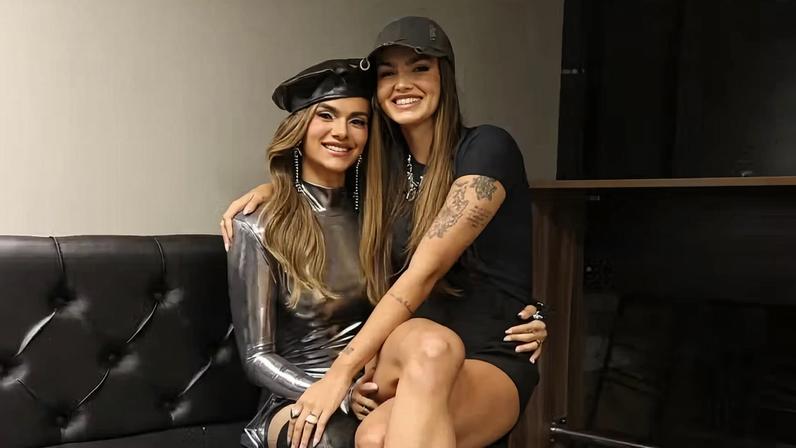 Suzanna Freitas com a mãe, Kelly Key