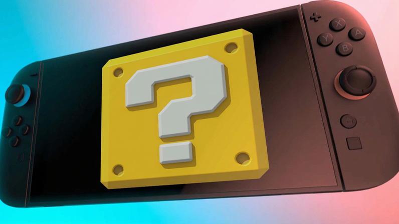 A Switch 2 with a ? block.